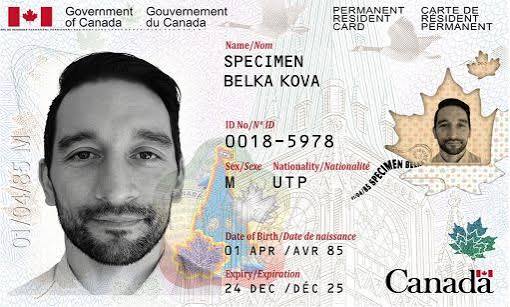 Buy Canada Permanent Resident Card , Carte de résident permanent Canadien , Canada Permanent Resident Card For Sale , Canada Permanent Resident Card